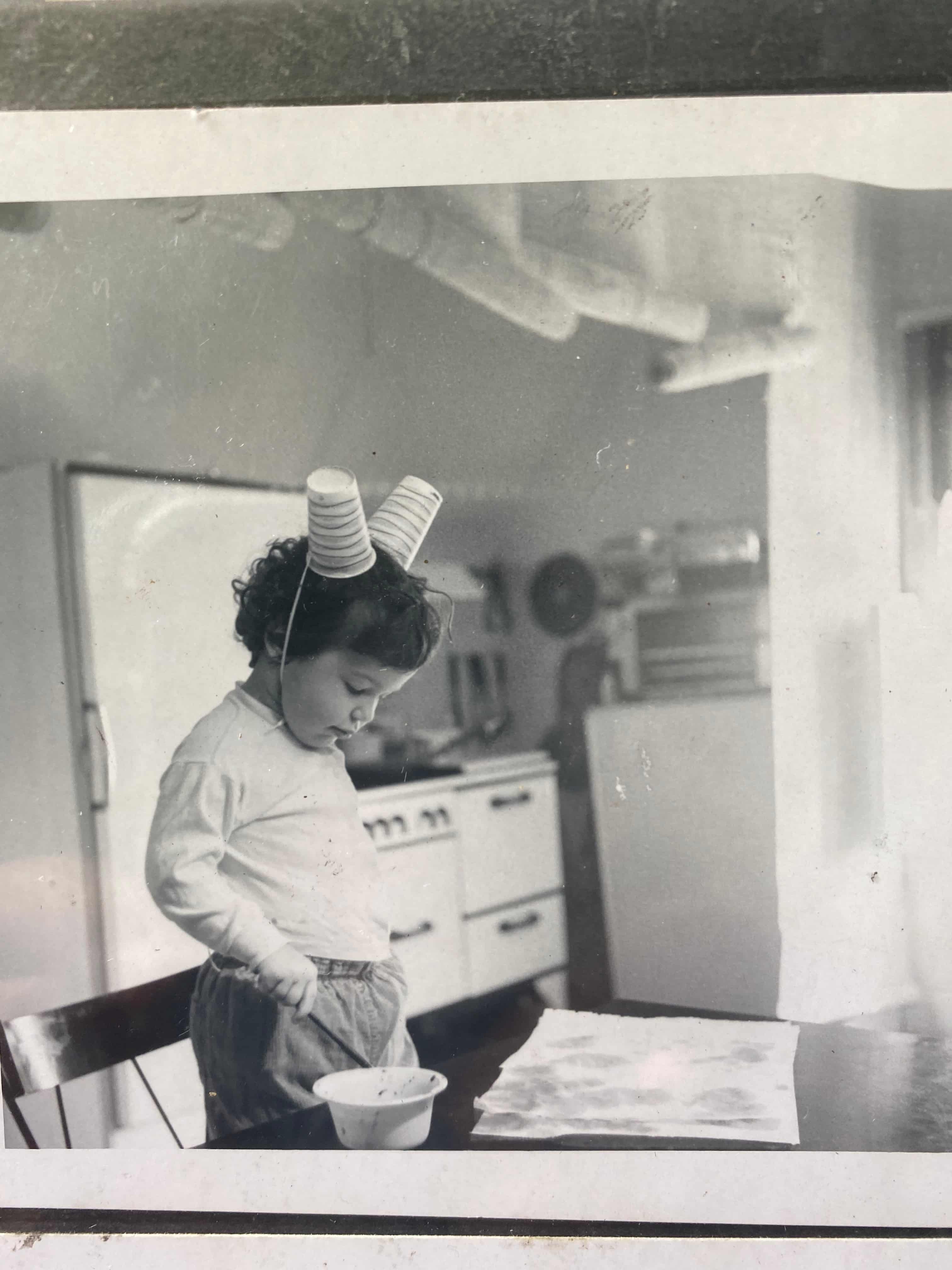 Stacey Knecht as a child