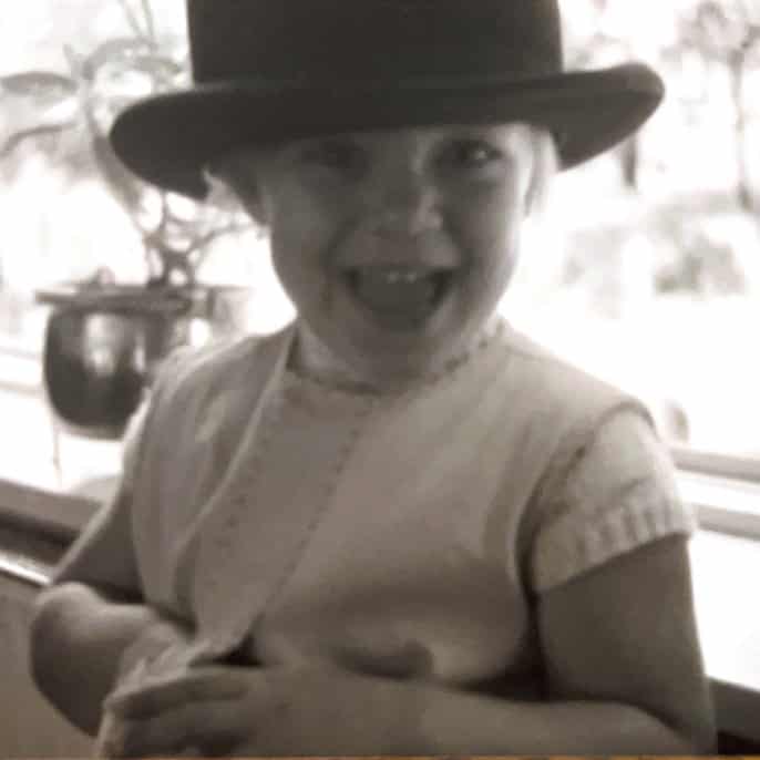Danielle ten Hove as a child