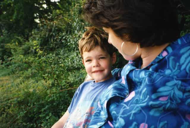 Caspar van Wijk as a child